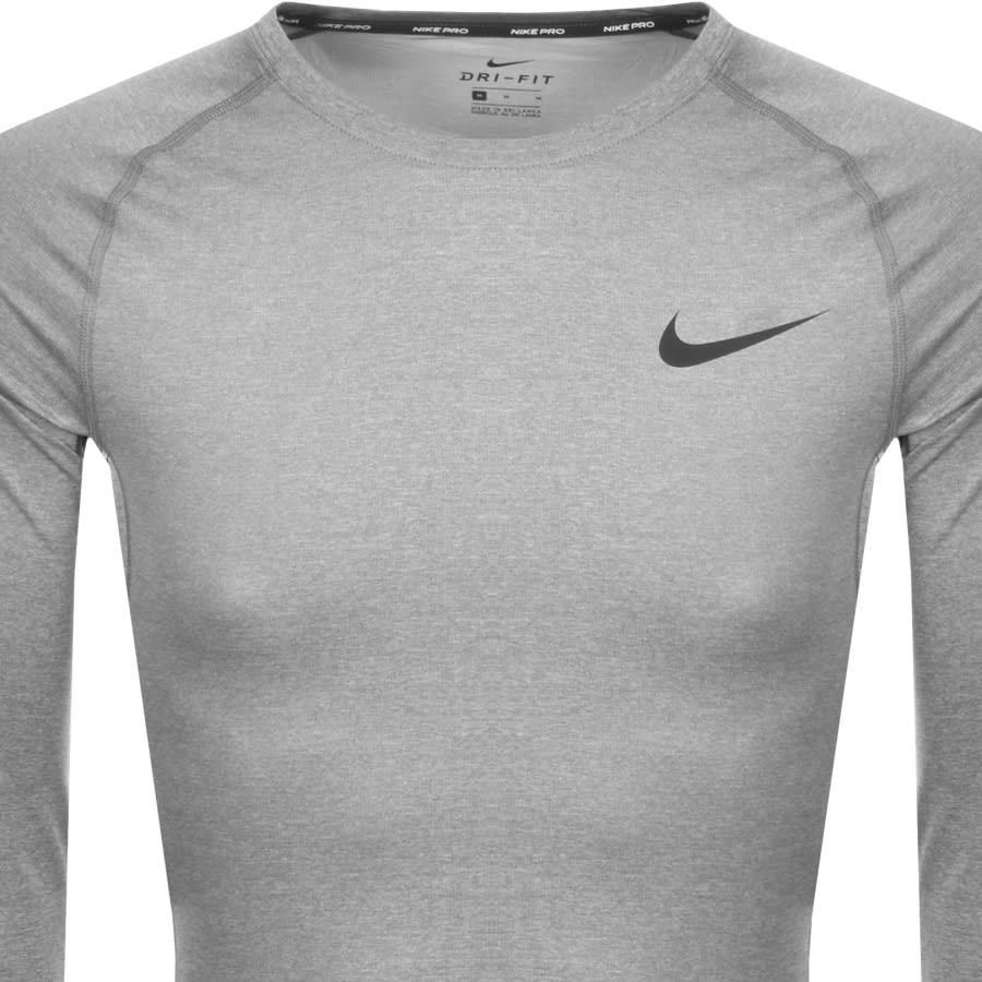 Alternative Image for ProductNike Training Long Sleeve T Shirt Grey2